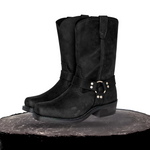 Elias Retro Mid-Calf Leather Boots - Stylish Comfort & Durability Homme8 