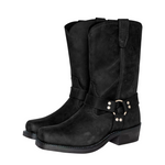 Elias Retro Mid-Calf Leather Boots - Stylish Comfort & Durability Homme8 
