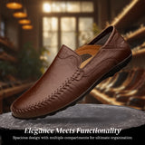 Geo ComfortStride Men's Loafers - Stylish, All-Day Comfort