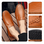 Geo ComfortStride Men's Loafers - Stylish, All-Day Comfort Homme8 