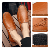 Geo ComfortStride Men's Loafers - Stylish, All-Day Comfort Homme8 