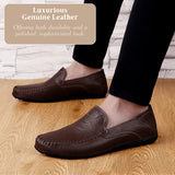 Geo ComfortStride Men's Loafers - Stylish, All-Day Comfort