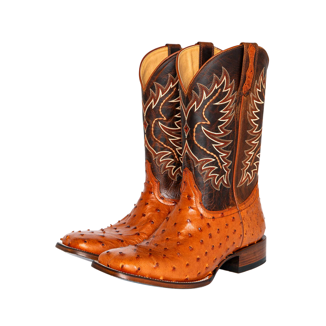 Gustav Mid-Calf Leather Boots - Stylish Embroidered Design Homme8 