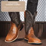 Henning Midcalf Cowboy Boots - Stylish Embroidery & Comfort