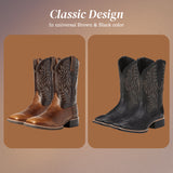 Henning Midcalf Cowboy Boots - Stylish Embroidery & Comfort