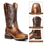 Henning Midcalf Cowboy Boots - Stylish Embroidery & Comfort Homme8 