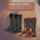 Henning Midcalf Cowboy Boots - Stylish Embroidery & Comfort