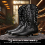 Jakob Classic Mid-Calf Western Boots - Timeless Style & Comfort
