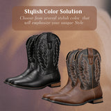 Jakob Classic Mid-Calf Western Boots - Timeless Style & Comfort