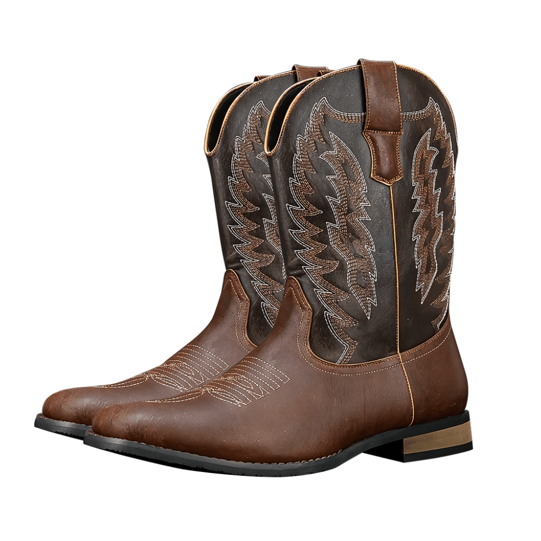 Jakob Classic Mid-Calf Western Boots - Timeless Style & Comfort Homme8 