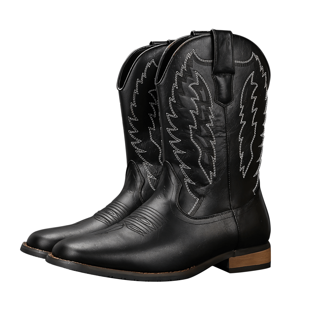 Jakob Classic Mid-Calf Western Boots - Timeless Style & Comfort Homme8 