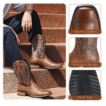 Jakob Classic Mid-Calf Western Boots - Timeless Style & Comfort Homme8 