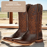 Kian Rustic Embroidery Midcalf Boots - Stylish Comfort & Durability