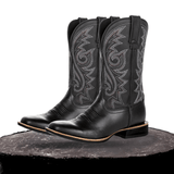 Kian Rustic Embroidery Midcalf Boots - Stylish Comfort & Durability Homme8 