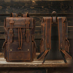 Leandro Men's Leather Backpack | Stylish, Durable & Versatile Homme8 