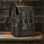 Leandro Men's Leather Backpack | Stylish, Durable & Versatile Homme8 
