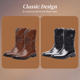 Leo Western Style Stitched Boots - Premium Comfort & Durability
