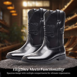 Leo Western Style Stitched Boots - Premium Comfort & Durability