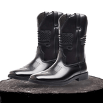 Leo Western Style Stitched Boots - Premium Comfort & Durability Homme8 