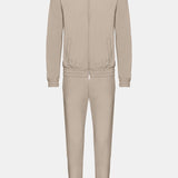 Light Beige Hooded Tech Suit - Stylish Comfort & Versatility Homme8 Trainingspak