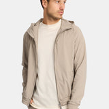 Light Beige Hooded Tech Suit - Stylish Comfort & Versatility Homme8 Trainingspak