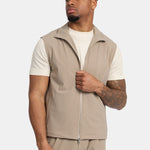 Light Beige Tech Gilet - Stylish, Versatile & Functional Outerwear Homme8 Gilet