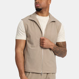 Light Beige Tech Gilet - Stylish, Versatile & Functional Outerwear Homme8 Gilet