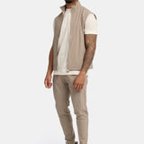 Light Beige Tech Gilet - Stylish, Versatile & Functional Outerwear Homme8 Gilet