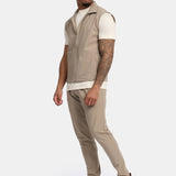 Light Beige Tech Gilet - Stylish, Versatile & Functional Outerwear Homme8 Gilet