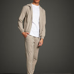 Light Beige Tech Suit - Stylish, Versatile & Comfortable Fit Homme8 Trainingspak