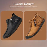 Logan Classic Men's Leather Ankle Shoes - Timeless Style & Comfort