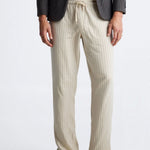 Luxury Breathable Linen Drawstring Pants for Effortless Elegance Homme8 