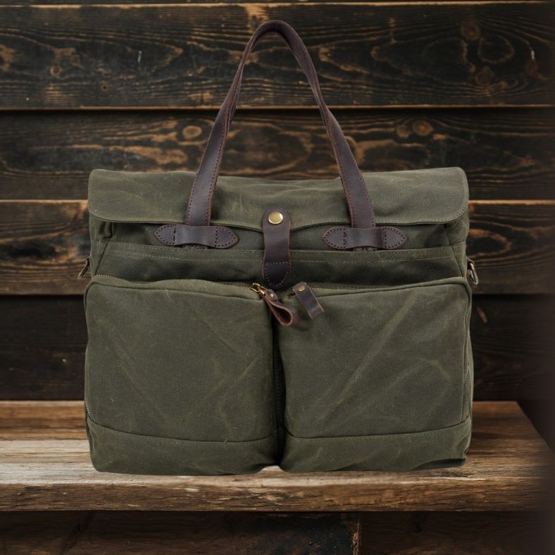MONTEREY Canvas Shoulder Tote Bag - Stylish, Durable & Versatile Homme8 Canvas Shoulder Bag