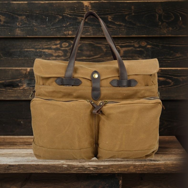 MONTEREY Canvas Shoulder Tote Bag - Stylish, Durable & Versatile Homme8 Canvas Shoulder Bag