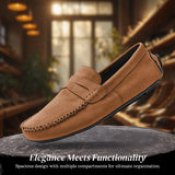 Men's Casual Penny Loafers - Anti-Slip Slip-Ons for Comfort