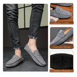 Men's Casual Penny Loafers - Anti-Slip Slip-Ons for Comfort Homme8 