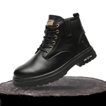 Men's Walter Cool Lace-Up Boots with Side Zip - Stylish & Durable Homme8 