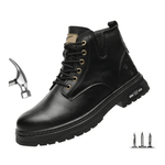 Men's Walter Cool Lace-Up Boots with Side Zip - Stylish & Durable Homme8 