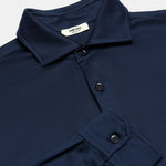 Midnight Blue Formal Shirt - Elegant, Versatile & Comfortable Homme8 Overhemden