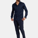 Midnight Blue Formal Shirt - Elegant, Versatile & Comfortable Homme8 Overhemden