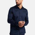 Midnight Blue Formal Shirt - Elegant, Versatile & Comfortable Homme8 Overhemden
