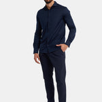 Midnight Blue Formal Shirt - Elegant, Versatile & Comfortable Homme8 Overhemden