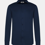 Midnight Blue Formal Shirt - Elegant, Versatile & Comfortable Homme8 Overhemden
