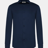 Midnight Blue Formal Shirt - Elegant, Versatile & Comfortable Homme8 Overhemden