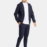 Midnight Blue Hooded Tech Suit - Stylish Comfort & Performance Homme8 Trainingspak