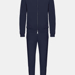 Midnight Blue Hooded Tech Suit - Stylish Comfort & Performance Homme8 Trainingspak
