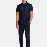 Midnight Blue Polo Shirt - Stylish Comfort & Versatile Fit Homme8 Polo's