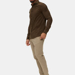 Mocha Brown Formal Shirt - Elegant Fit for Every Occasion Homme8 Overhemden