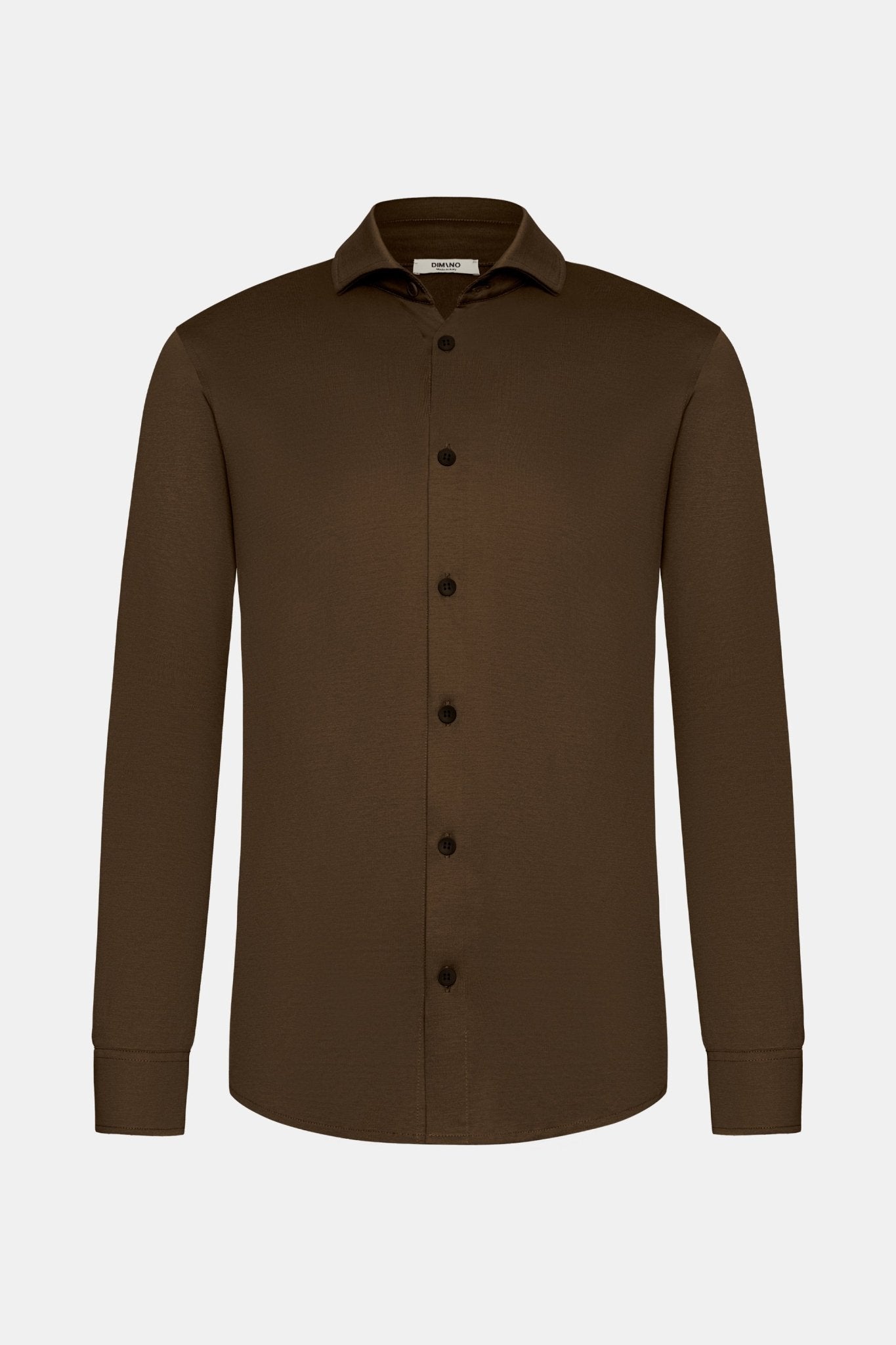 Mocha Brown Formal Shirt - Elegant Fit for Every Occasion Homme8 Overhemden