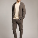 Mocha Brown Hooded Tech Suit - Stylish Comfort & Performance Homme8 Trainingspak